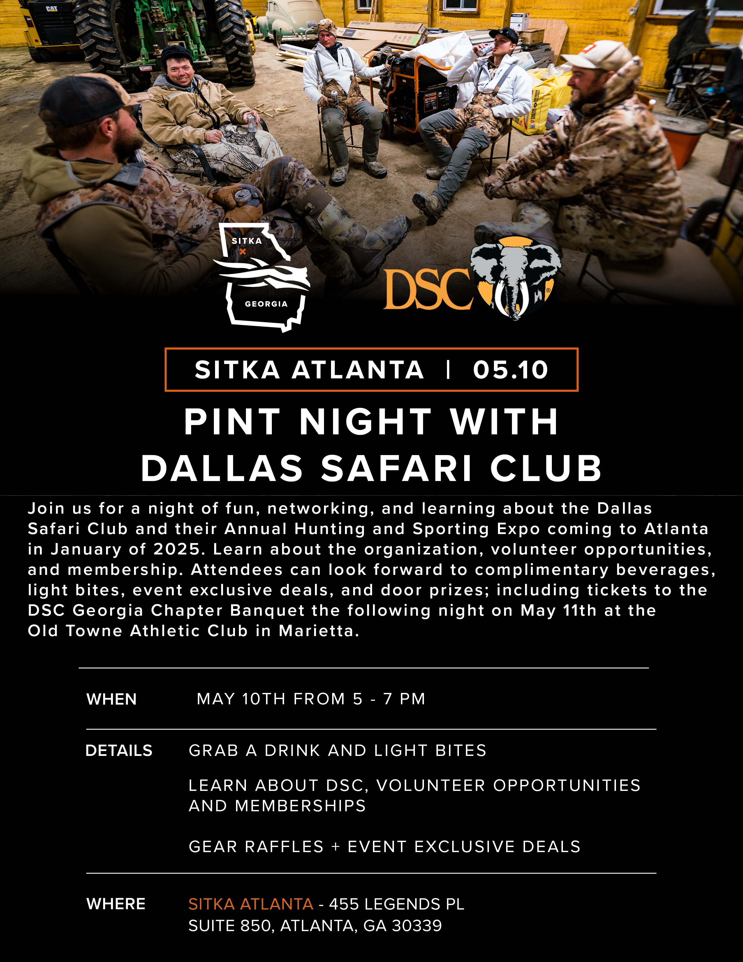 DSC Pint Night SITKA Gear Atlanta